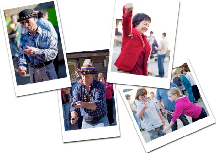 Pictures of some previous years' conkers competitors